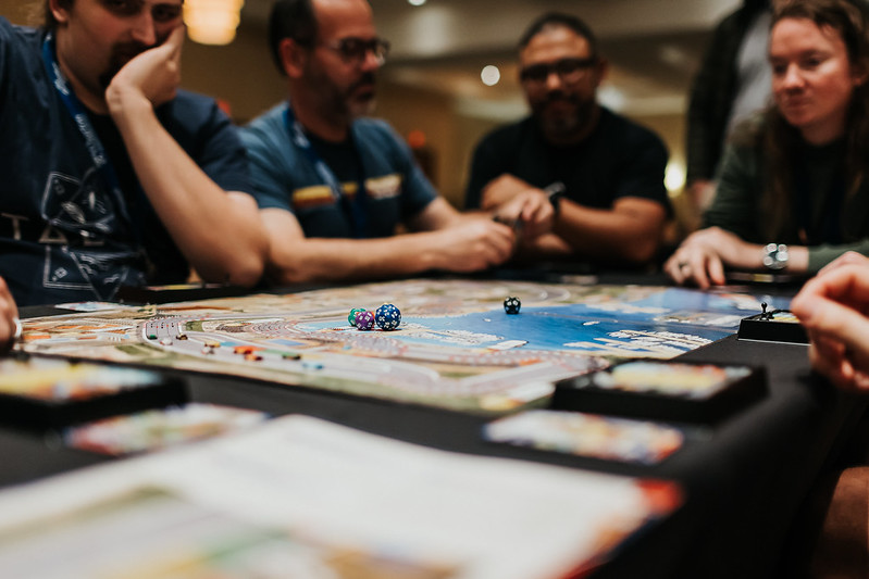 Board game night at DjangoCon US 2024