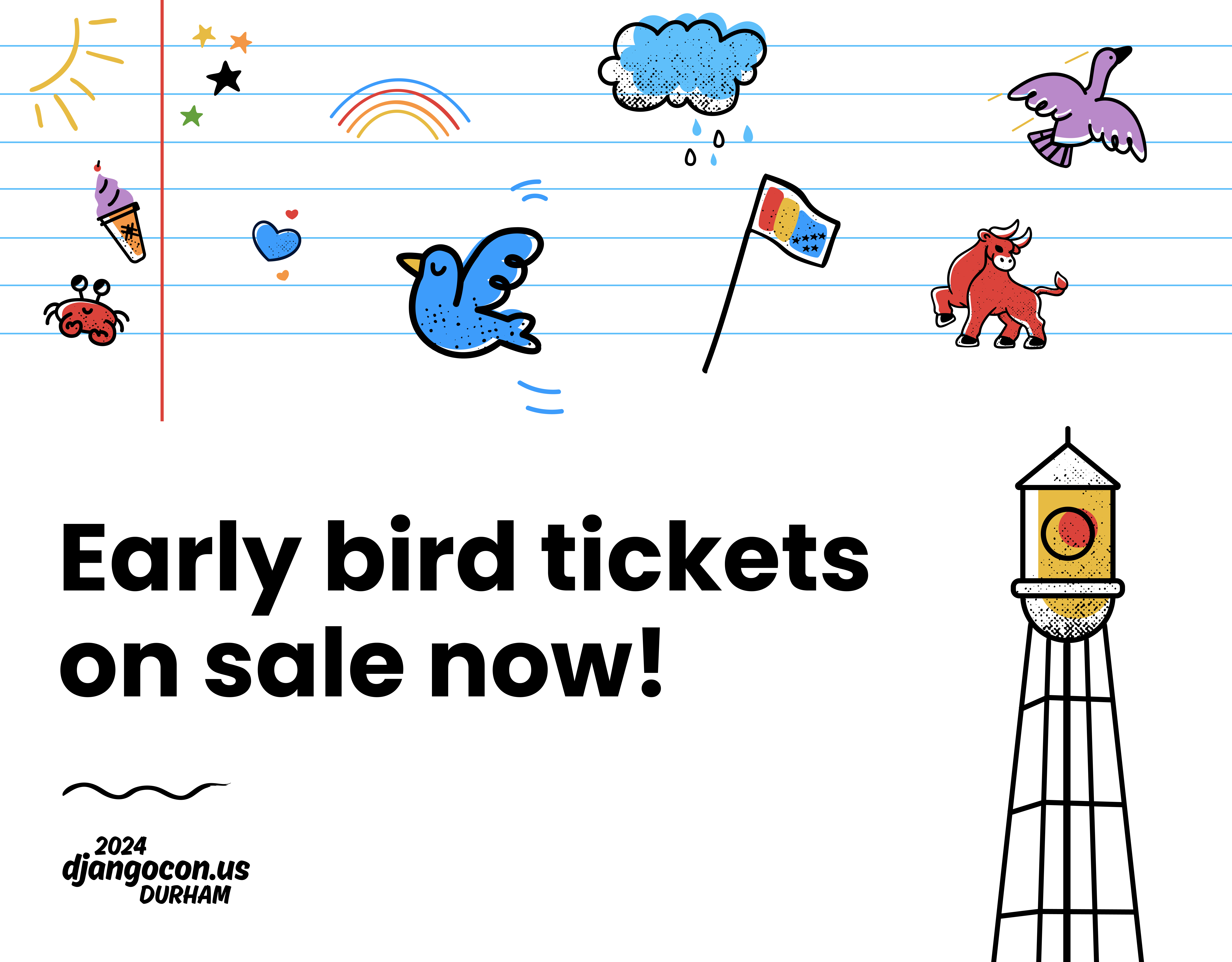 Early-bird tickets now on sale!